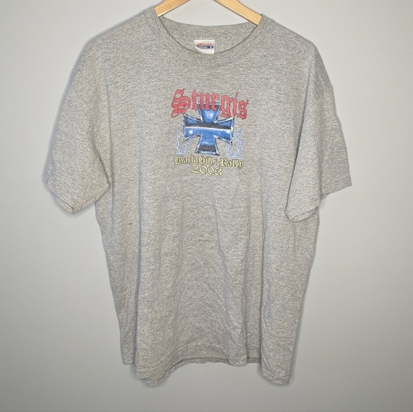 Vintage Sturgis Black Hills Ralley Chopper Graphic Tshirt Mens Large - Picture 2 of 6